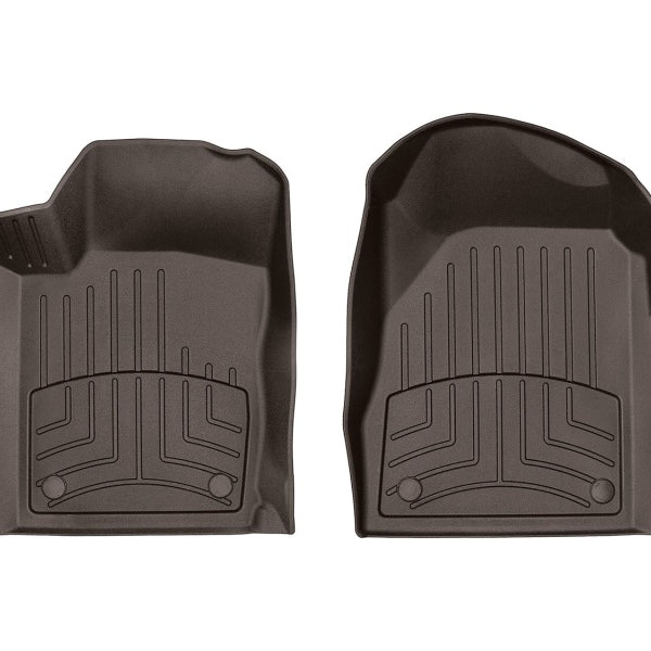 WeatherTech 2016+ Dodge Durango / Jeep Grand Cherokee Front 3D Floor Mats - Cocoa