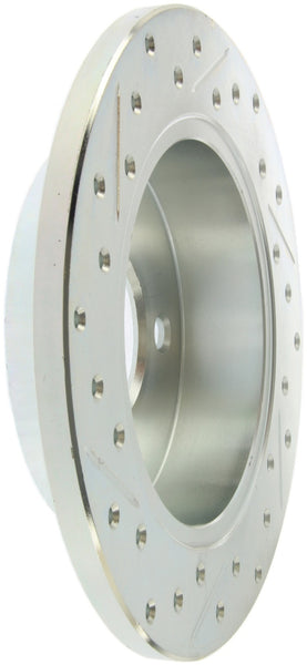 StopTech Select Sport 94-02 Ford Mustang (Excl Cobra) Slotted and Drilled Left Rear Rotor