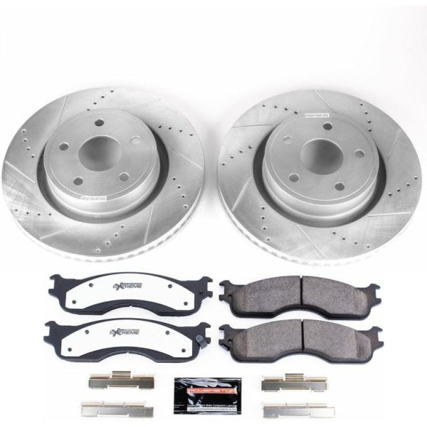 Power Stop 2004 Dodge Ram 1500 Front Z36 Truck & Tow Brake Kit