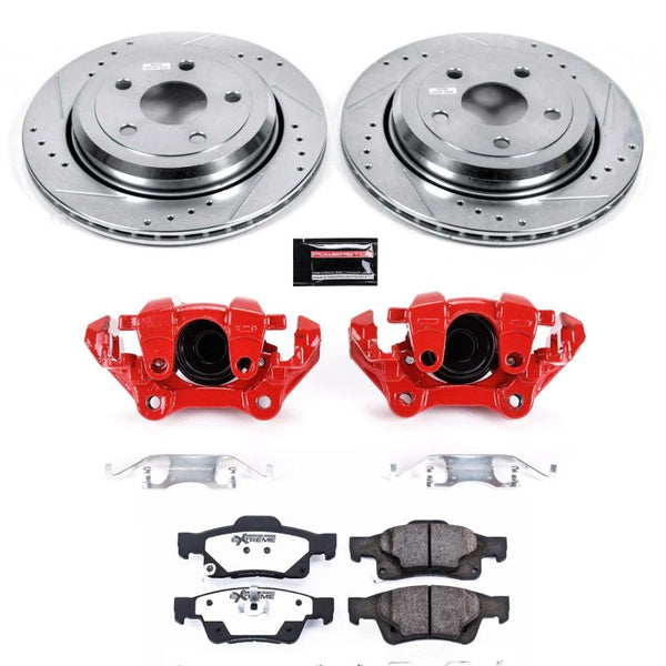 Power Stop 11-17 Dodge Durango Z36 Truck and Tow Kit w/ Calipers - Rear