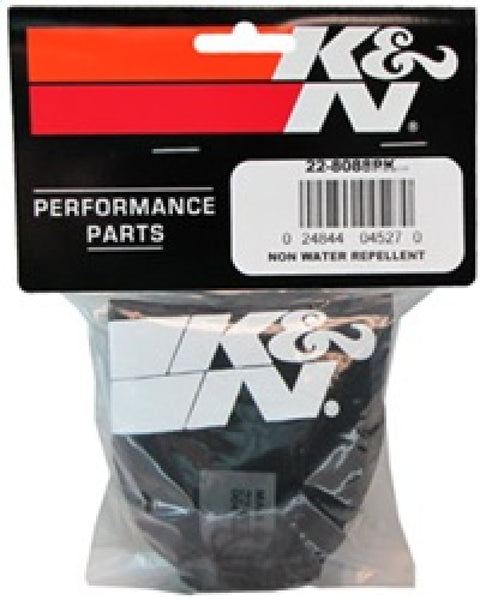 K&N Black Precharger 4.625in x 3.75in Open Top Air Filter Wrap