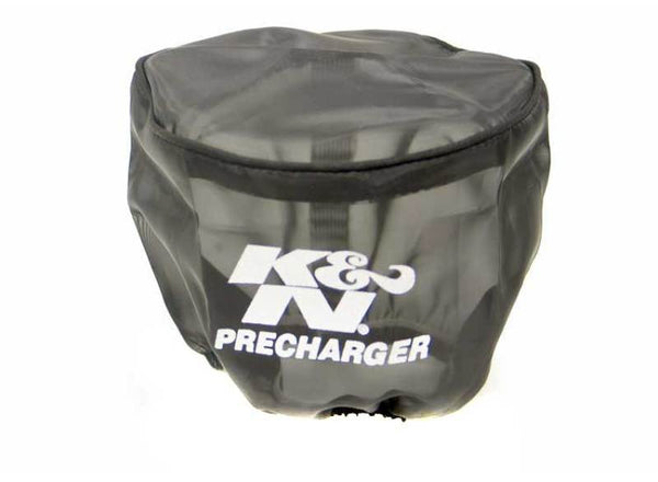 K&N Precharger Round Straight Air Filter Wrap Black - 5in ID x 4in H