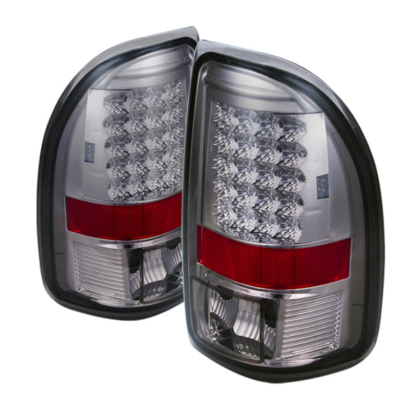 Xtune Dodge Dakota 97-04 LED Tail Lights Smoke ALT-JH-DDAK97-LED-SM