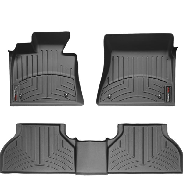 WeatherTech 11+ Dodge Challenger Front and Rear Floorliners - Black