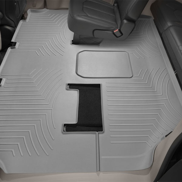 WeatherTech 2019+ Dodge Ram Rear FloorLiner - Grey (Fits Crew Cab w/No Underseat Storage Only)