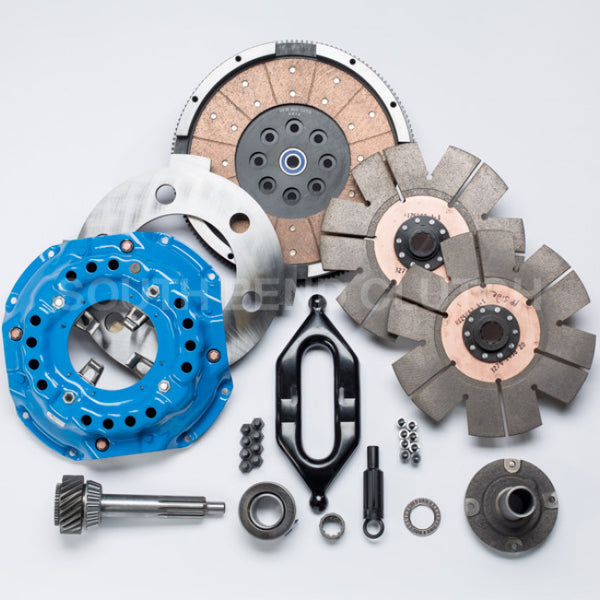 South Bend Clutch 94-04 Dodge NV4500 SFI Comp Dual Disc Clutch Kit (w/ Input Shaft)