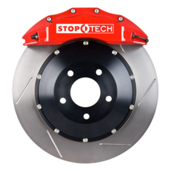 StopTech 05-10 Ford Mustang GT S197 Front BBK w/ Red ST-60 Calipers Slotted 380x32mm Rotors