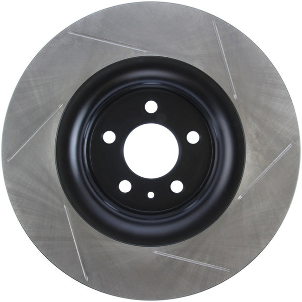 StopTech 15-17 Ford Mustang Slotted Front Right Sport Brake Rotor