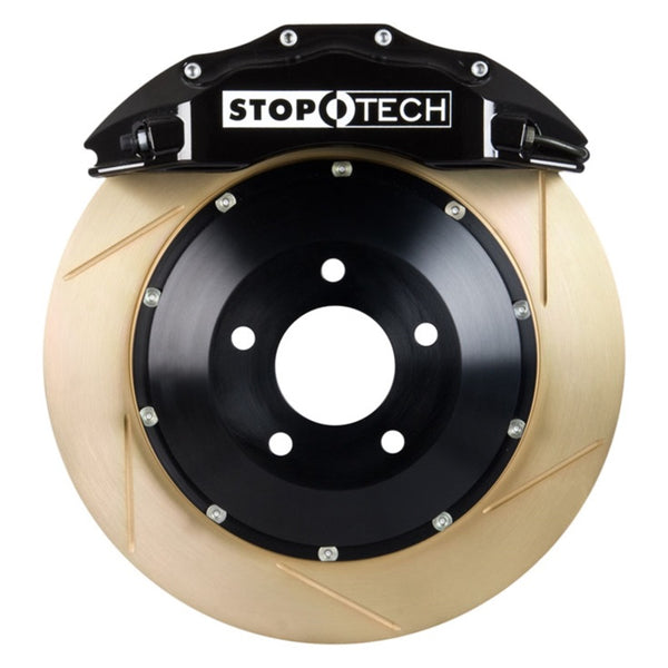 StopTech 05-10 Ford Mustang GT S197 Front BBK w/ Black ST-60 Calipers Zinc Slotted 355x32mm Rotors