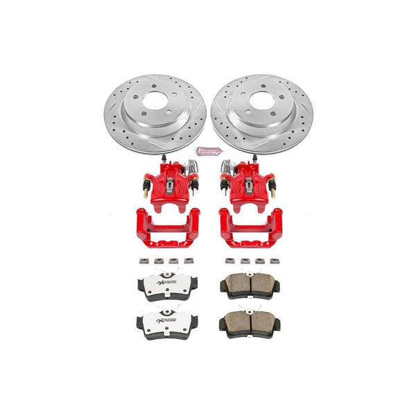 Power Stop 94-99 Ford Mustang Z26 Street Kit w/ Calipers - Rear