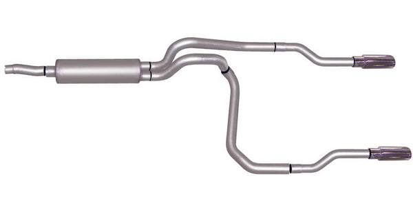 Gibson 02-03 Dodge Dakota SLT 3.9L 2.5in Cat-Back Dual Split Exhaust - Stainless