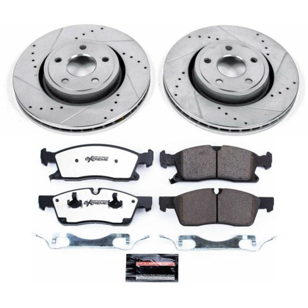 Power Stop 11-19 Dodge Durango Front Z36 Truck & Tow Brake Kit