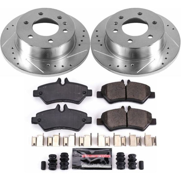 Power Stop 07-09 Dodge Sprinter 2500 Rear Z23 Evolution Sport Brake Kit