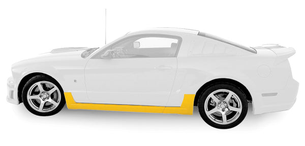 ROUSH 2005-2009 Ford Mustang 4.0L/4.6L Unpainted Side Skirt Kit