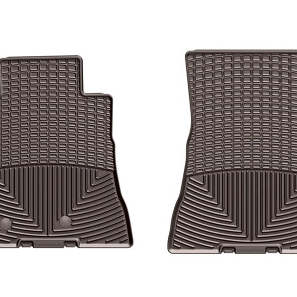 WeatherTech 2015+ Ford Mustang Shelby GT350/GT350R Front Rubber Mats - Cocoa