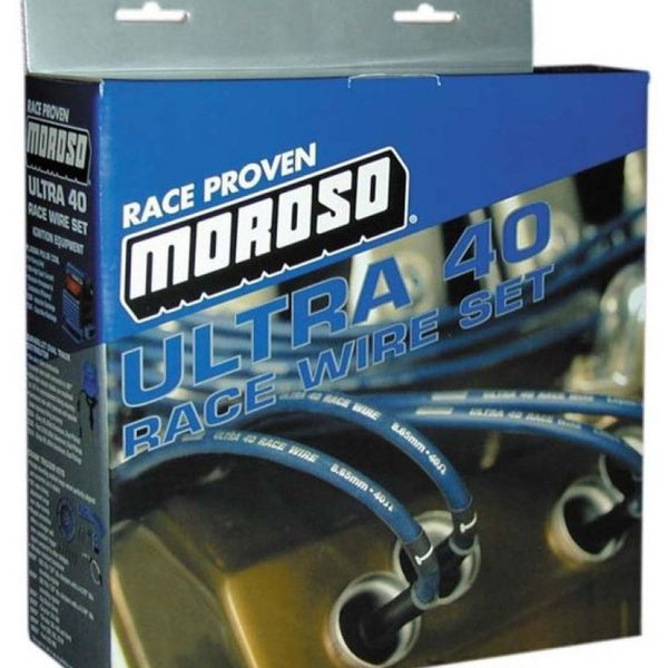 Moroso 05-Up Dodge 5.7L Hemi Ignition Wire Set - Ultra 40 - Unsleeved - Blue