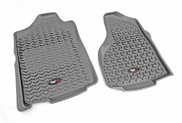 Rugged Ridge Floor Liner Front Gray 2002-2011 Dodge Ram 1500 Quad Cab