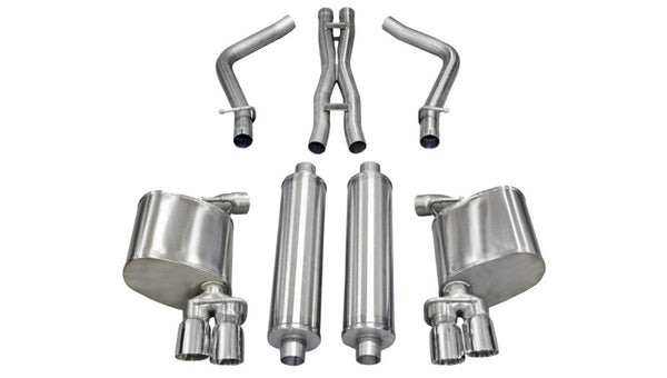 Corsa 11-13 Dodge Charger R/T 5.7L V8 Polished Xtreme Cat-Back Exhaust