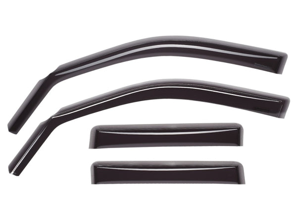 WeatherTech 11-15 Dodge Charger Front and Rear Side Window Deflectors - Dark Smoke