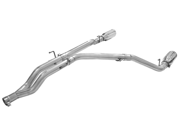 aFe MACHForce XP DPF-Back Exhaust 3in SS w/ 6in Polished Tips 2014 Dodge Ram 1500 V6 3.0L EcoDiesel