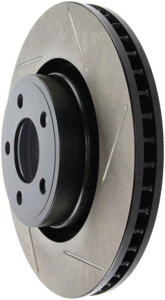 StopTech Power Slot 15-17 Mustang 3.7L w/o Performance Package Front Left Slotted Rotor