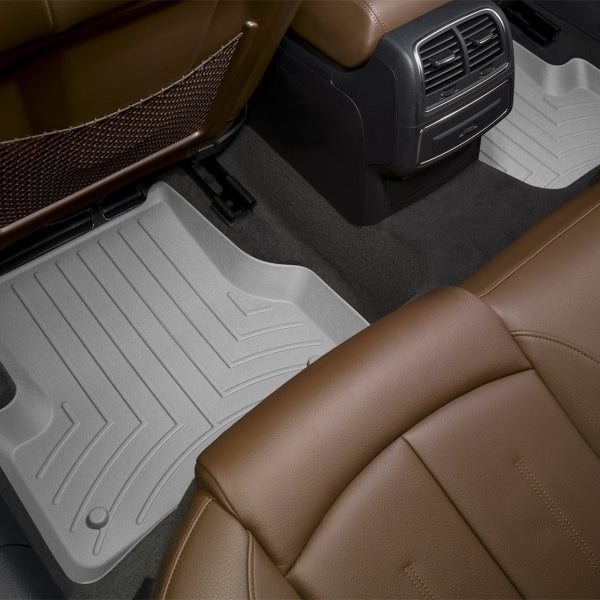 WeatherTech 08-10 Dodge Challenger Front and Rear Floorliners - Grey