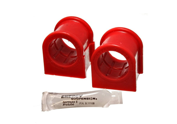 Energy Suspension 05-07 Ford Mustang Red Front Sway Bar Bushing Set (Must Reuse All Metal Parts)