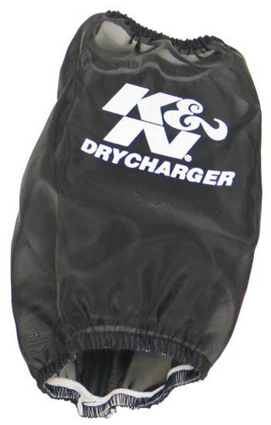 K&N DrychargerAir Filter Wrap - Black - Round Straight - 3.25in ID x 7.063in H