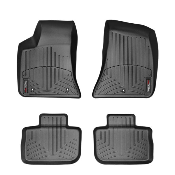 WeatherTech 11+ Dodge Charger Front and Rear Floorliners - Black