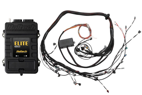 Haltech Toyota 2JZ Elite 2500 Terminated Harness ECU Kit w/EV1 Injector Connectors