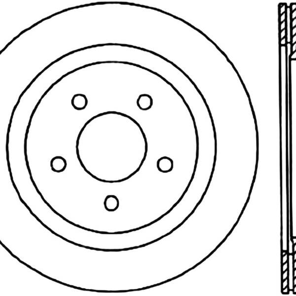 Stoptech 94-04 Ford Mustang Cobra Rear CRYO-STOP Rotor