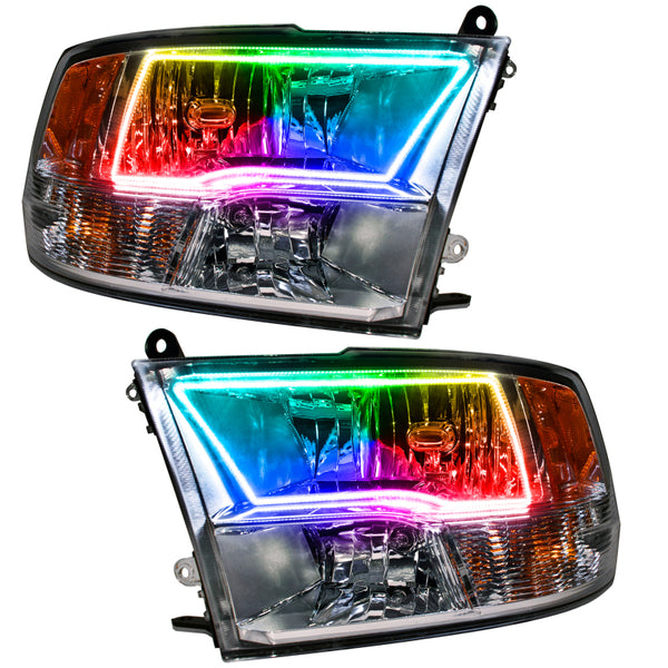 Oracle 09-17 Dodge Ram Sport SMD HL - Chrome - ColorSHIFT w/o Controller