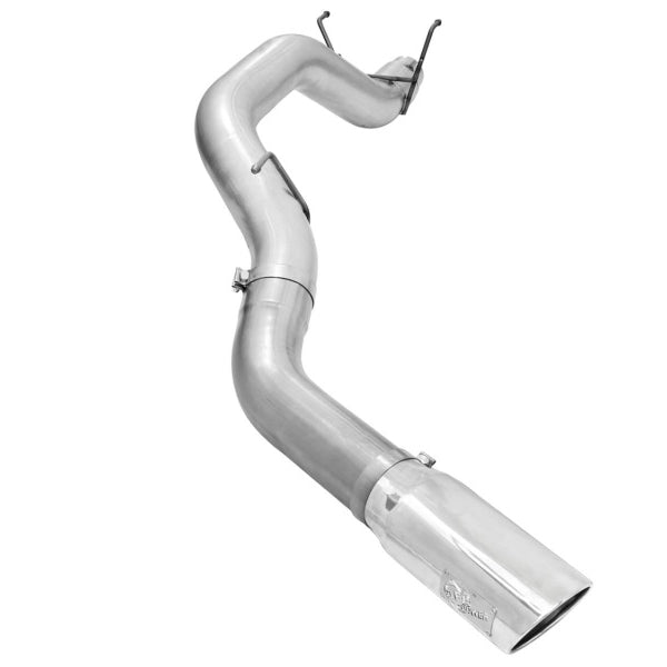 aFe Atlas 5in DPF-Back Aluminized Steel Exh Dodge RAM Diesel 13-14 6.7L (td) Mega Cab w/Polished Tip