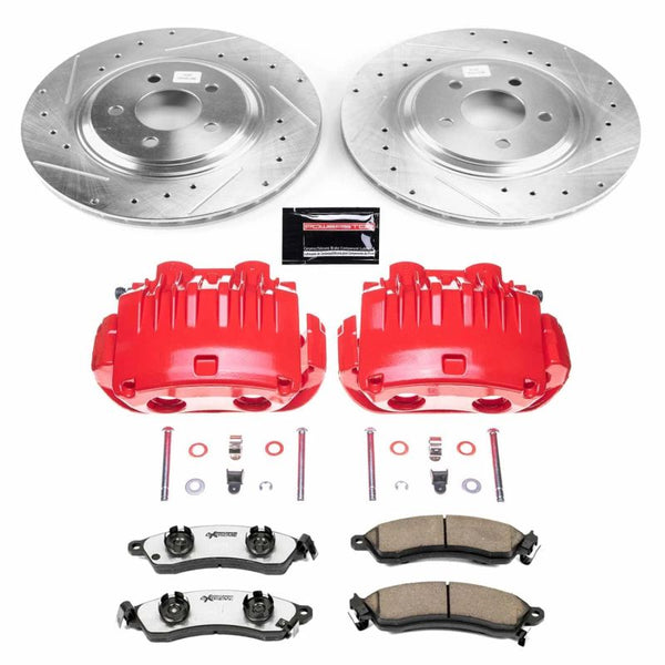 Power Stop 98-94 Ford Mustang Z26 Street Kit w/ Calipers - Front