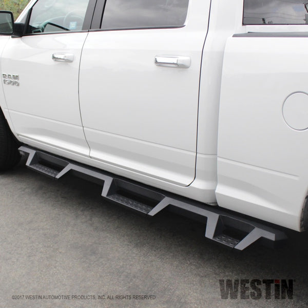 Westin 10-18 Dodge Ram Crew Cab 5ft & 6ft Bed HDX Drop Wheel-To-Wheel Nerf Step Bars
