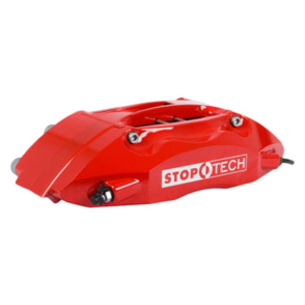 StopTech 91-96 Dodge Stealth AWD Front BBK - ST-40 Red Caliper / 2pc Zinc Slotted 332x32mm Rotor