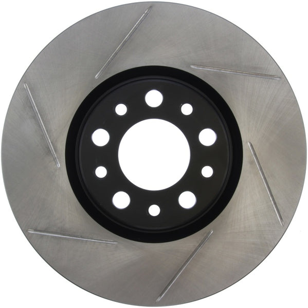 StopTech 13-14 Dodge Dart / 2015 Jeep Renegade / 2015 Chrysler 200 Slotted Right Front Rotor