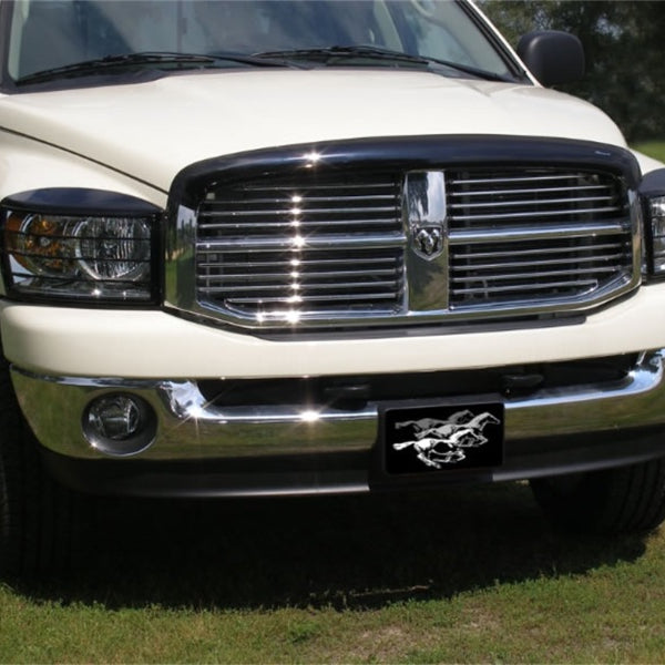 Stampede 2006-2009 Dodge Ram 2500 Center Only Vigilante Premium Hood Protector - Smoke