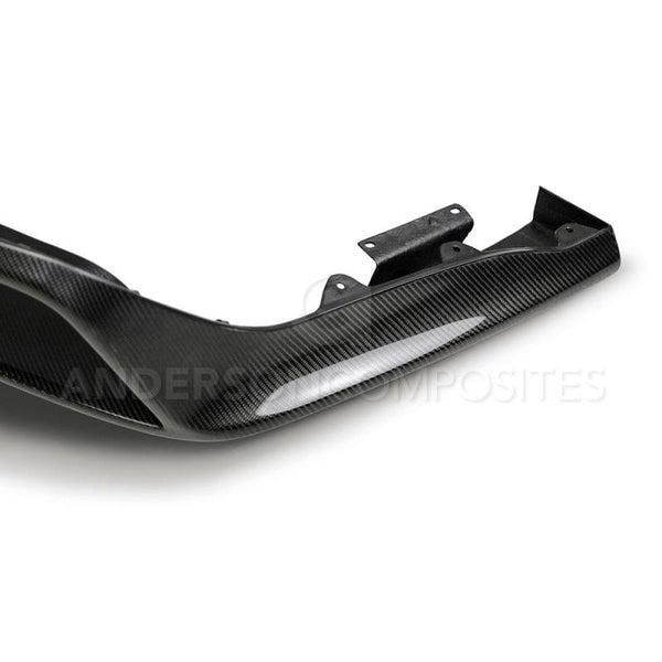 Anderson Composites 15-16 Ford Mustang R-Style Carbon Fiber Rear Valance (for Quad Tip Exhaust)
