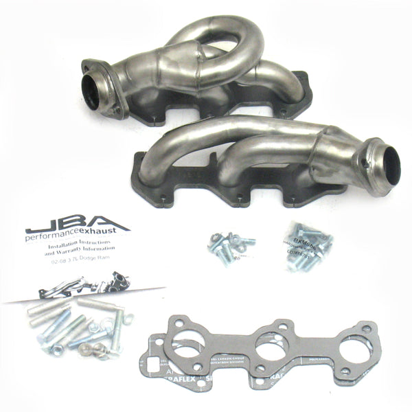 JBA 02-08 Dodge Ram 3.7L V6 1-1/2in Primary Raw 409SS Cat4Ward Header