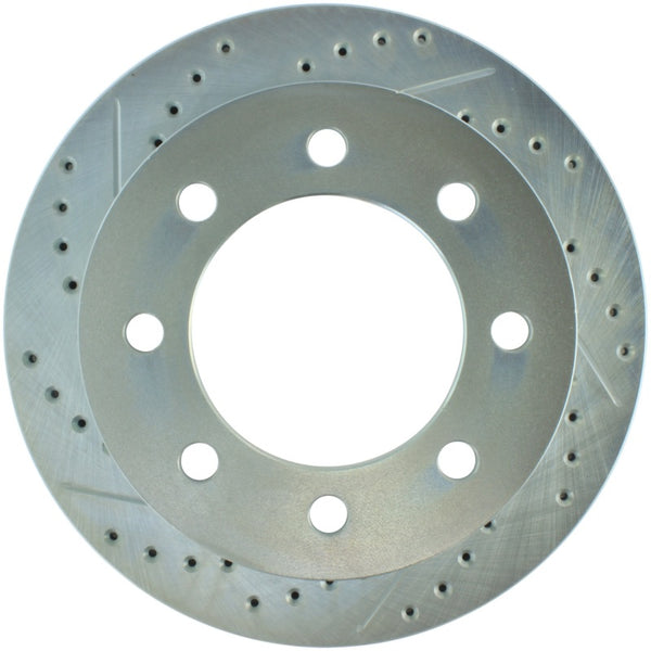 StopTech Select Sport 00-02 Dodge Ram 2500 Pickup (2WD 4WD) Slotted and Drilled Right Front Rotor