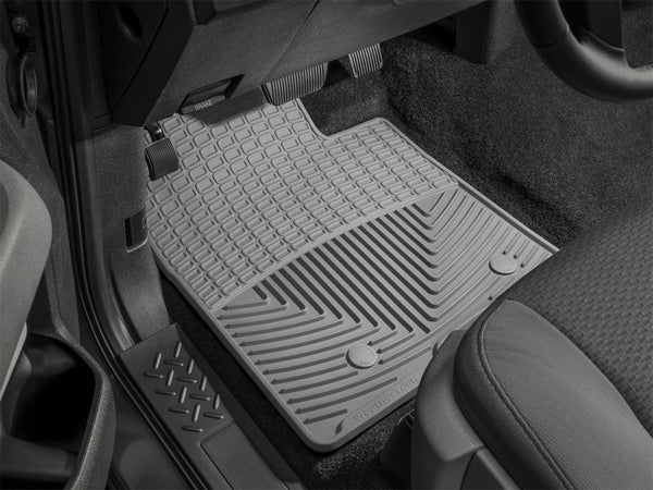 WeatherTech 10+ Ford Mustang Front Rubber Mats - Grey